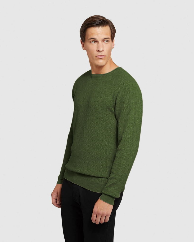 SANDY CREW NECK POINTELLE KNIT – Oxford Shop