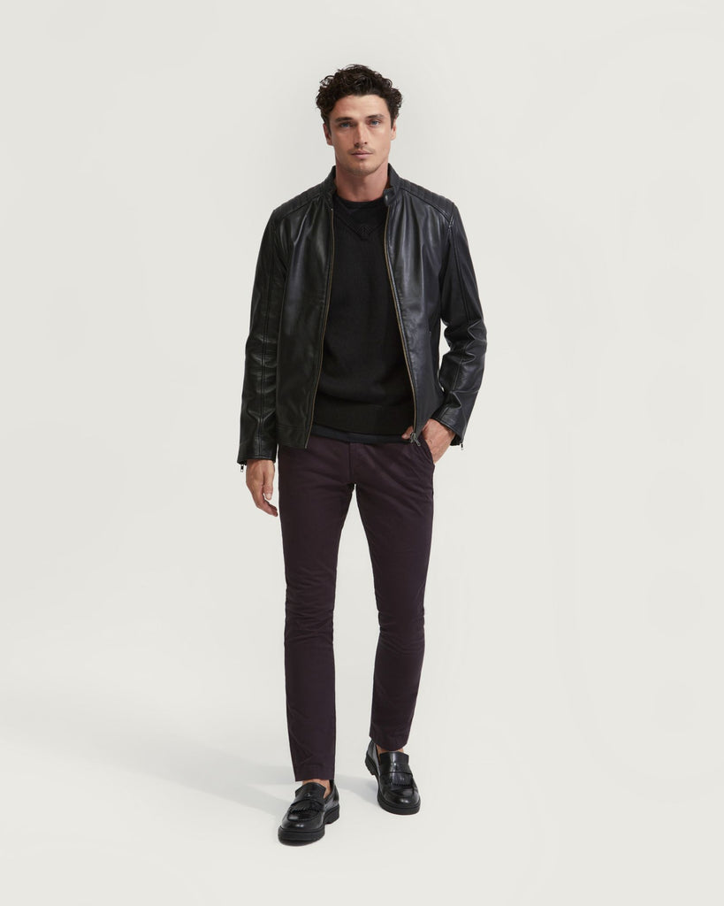 BENJI NAPPA LEATHER JACKET – Oxford Shop