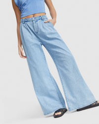 HAILEY WIDE LEG JEANS – Oxford Shop