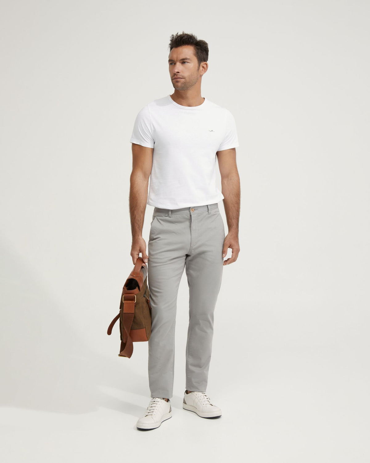 DANNY CASUAL ORGANIC COTTON CHINOS MENS TROUSERS