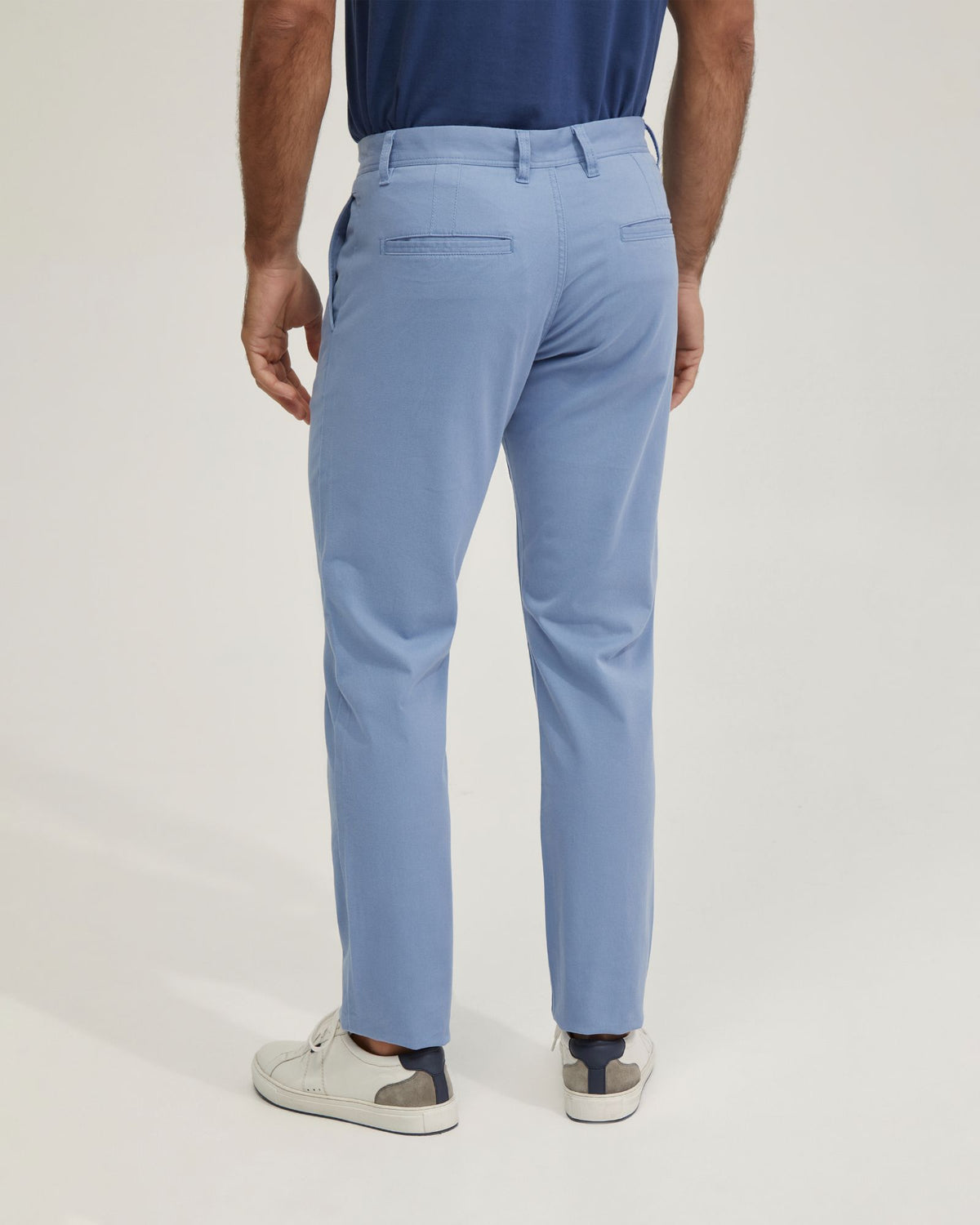 SLIM LEG COTTON CHINO MENS TROUSERS