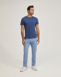 SLIM LEG COTTON CHINO MENS TROUSERS