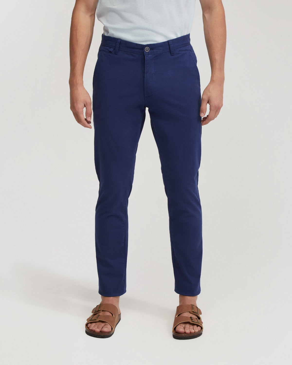 Slim Leg Cotton Chino MENS TROUSERS