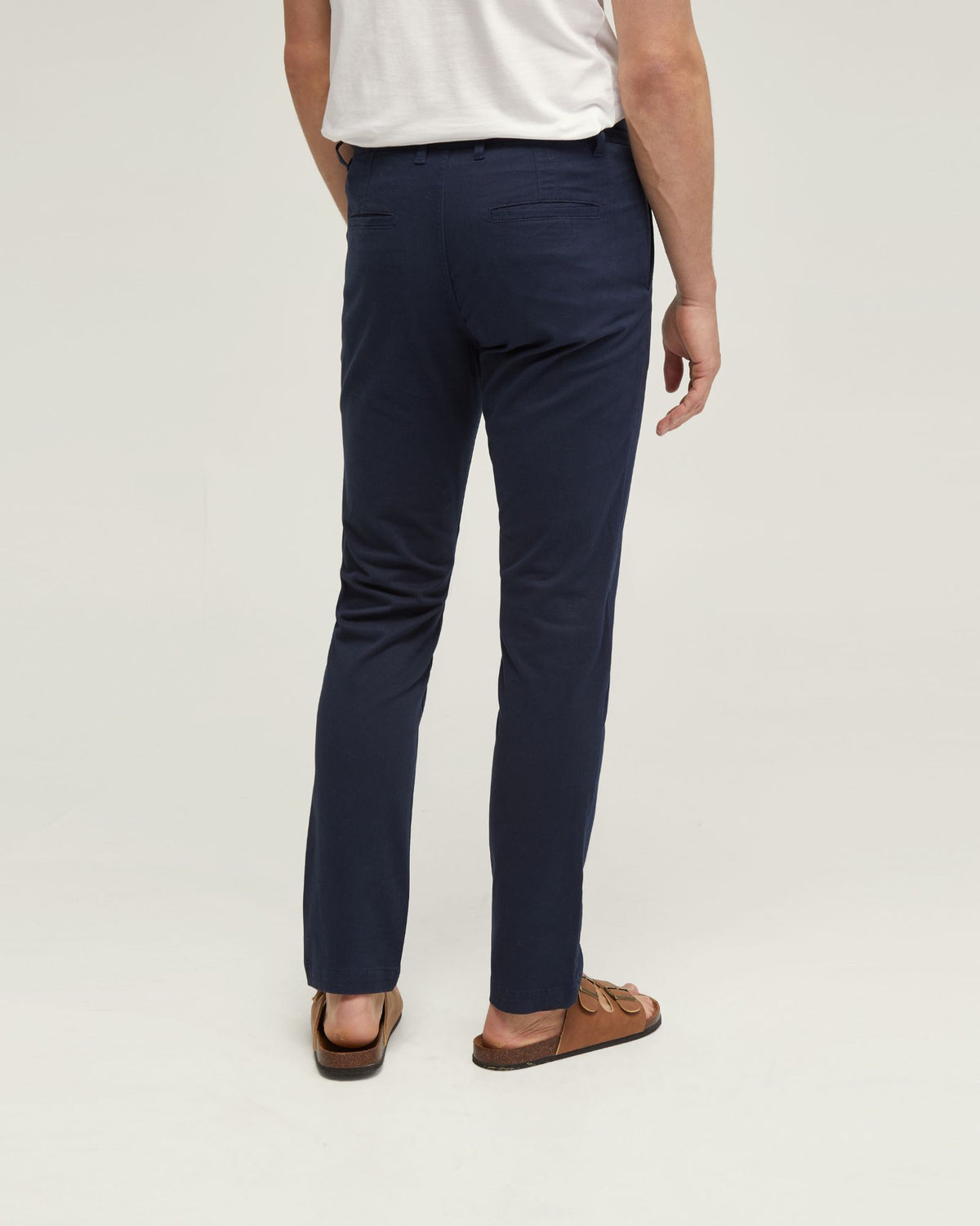 SLIM LEG COTTON CHINO MENS TROUSERS