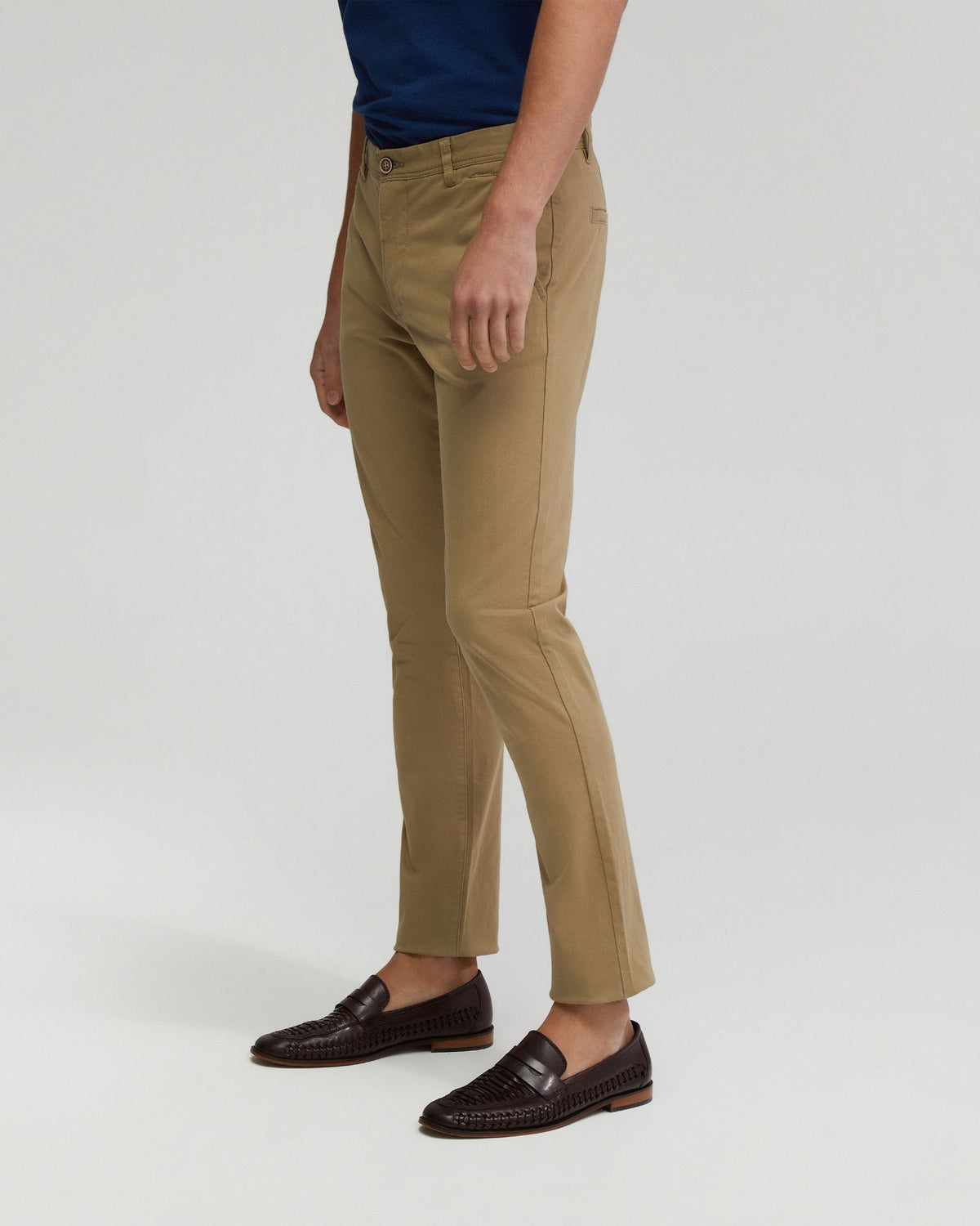 Slim Leg Cotton Chino MENS TROUSERS