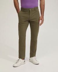 SLIM LEG COTTON CHINO MENS TROUSERS