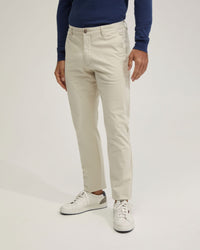 SLIM LEG COTTON CHINO MENS TROUSERS