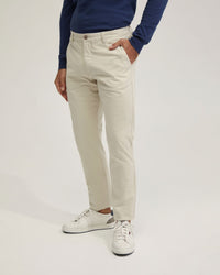 SLIM LEG COTTON CHINO MENS TROUSERS