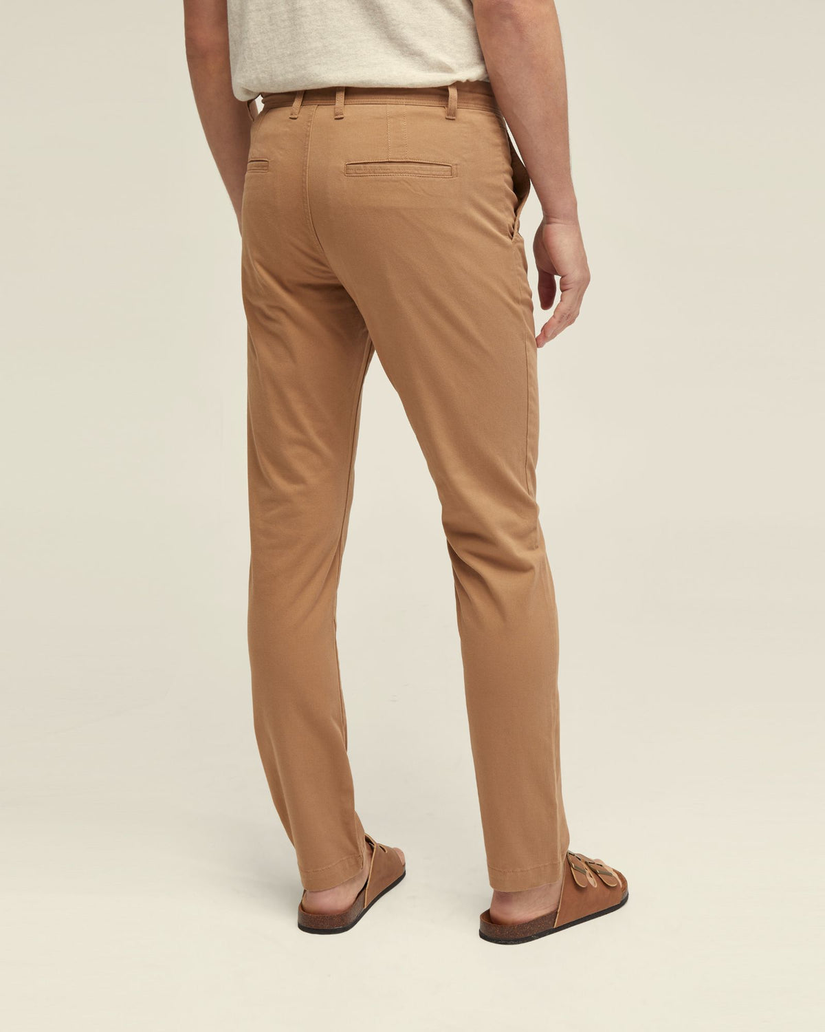 SLIM LEG COTTON CHINO MENS TROUSERS