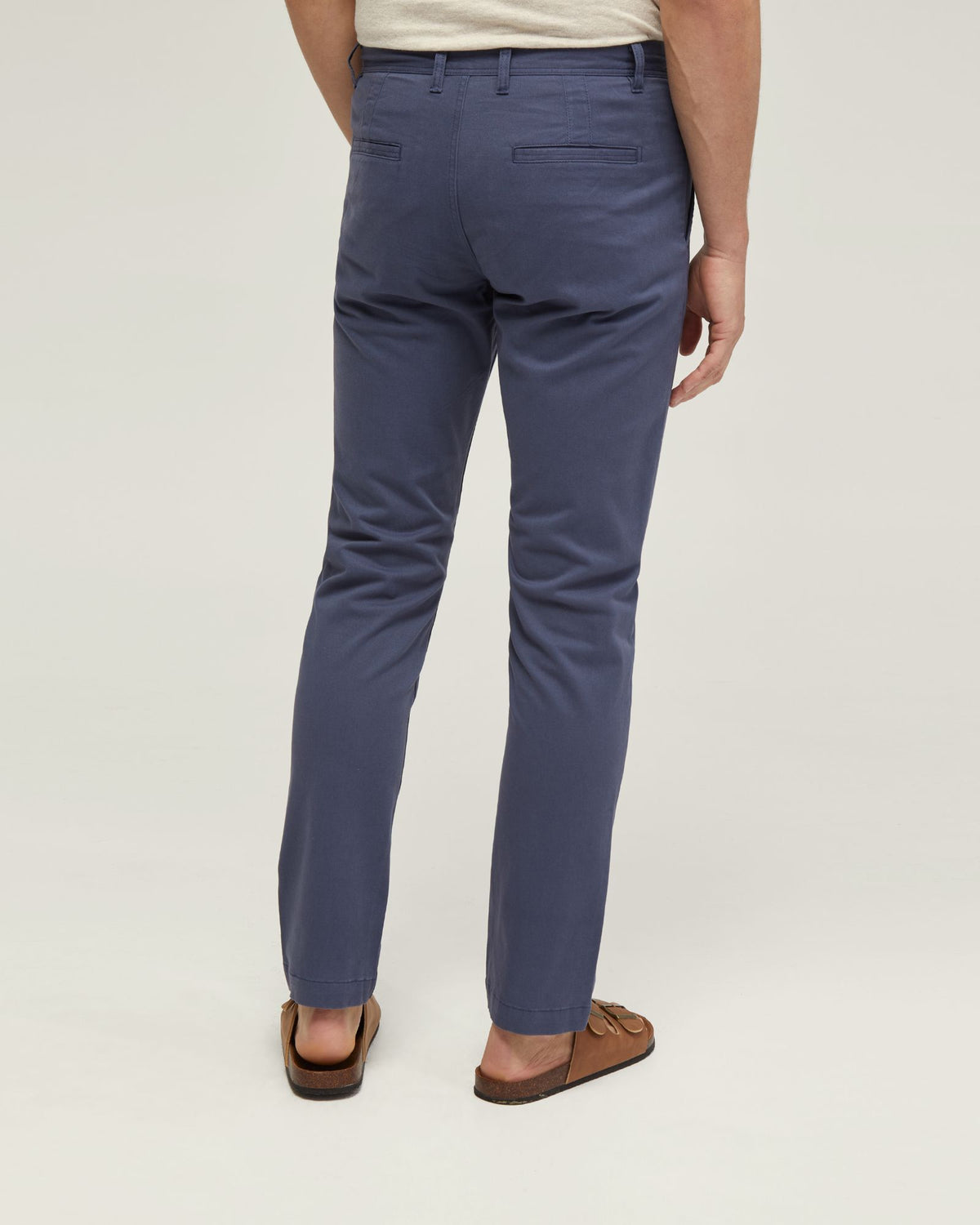 SLIM LEG COTTON CHINO MENS TROUSERS