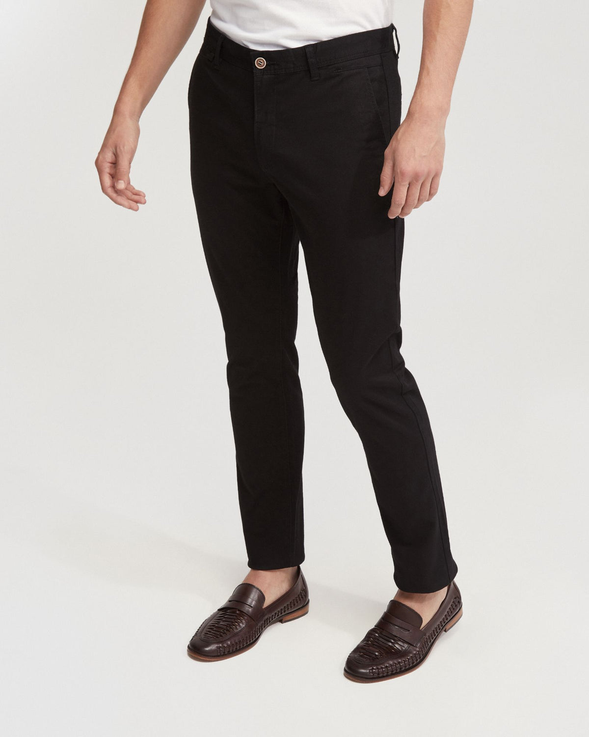 Slim Leg Cotton Chino MENS TROUSERS