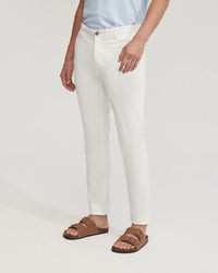 Slim Leg Cotton Chino MENS TROUSERS