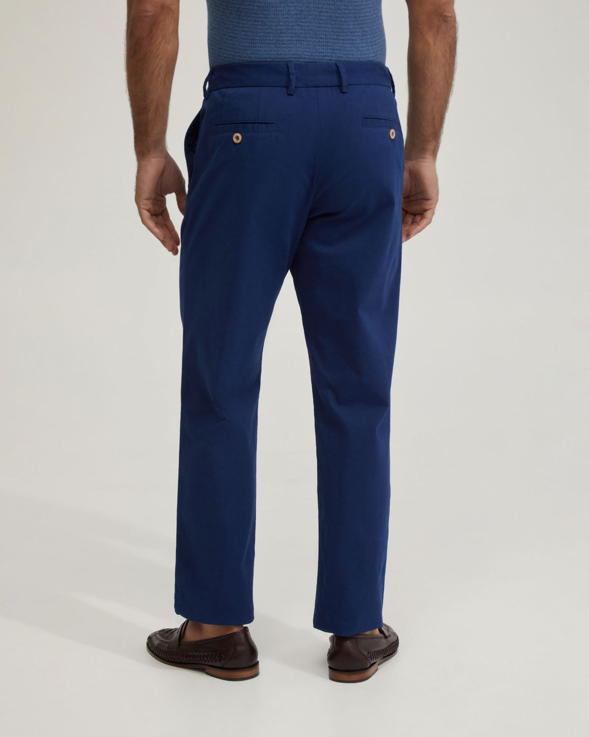 RELAXED FIT COTTON CHINO MENS TROUSERS