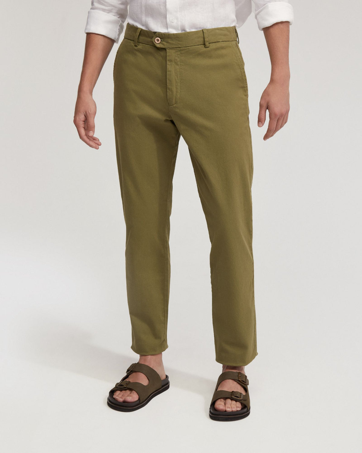 Relaxed Fit Cotton Chino MENS TROUSERS