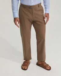 RELAXED FIT COTTON CHINO MENS TROUSERS