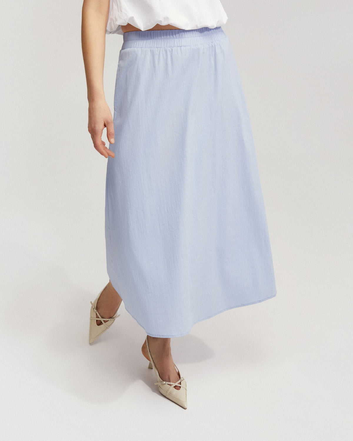 CAPRI COTTON SKIRT WOMENS SKIRTS