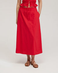 CAPRI COTTON SKIRT WOMENS SKIRTS