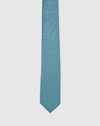 TEAL STRIPES TIE MENS ACCESSORIES