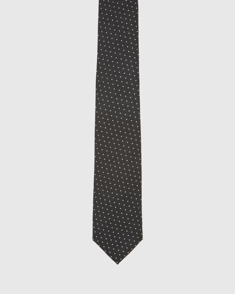 BLACK BASKET SPOT TIE MENS ACCESSORIES