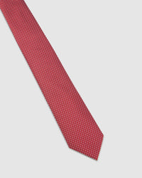 RED POLKA DOTS TIE MENS ACCESSORIES