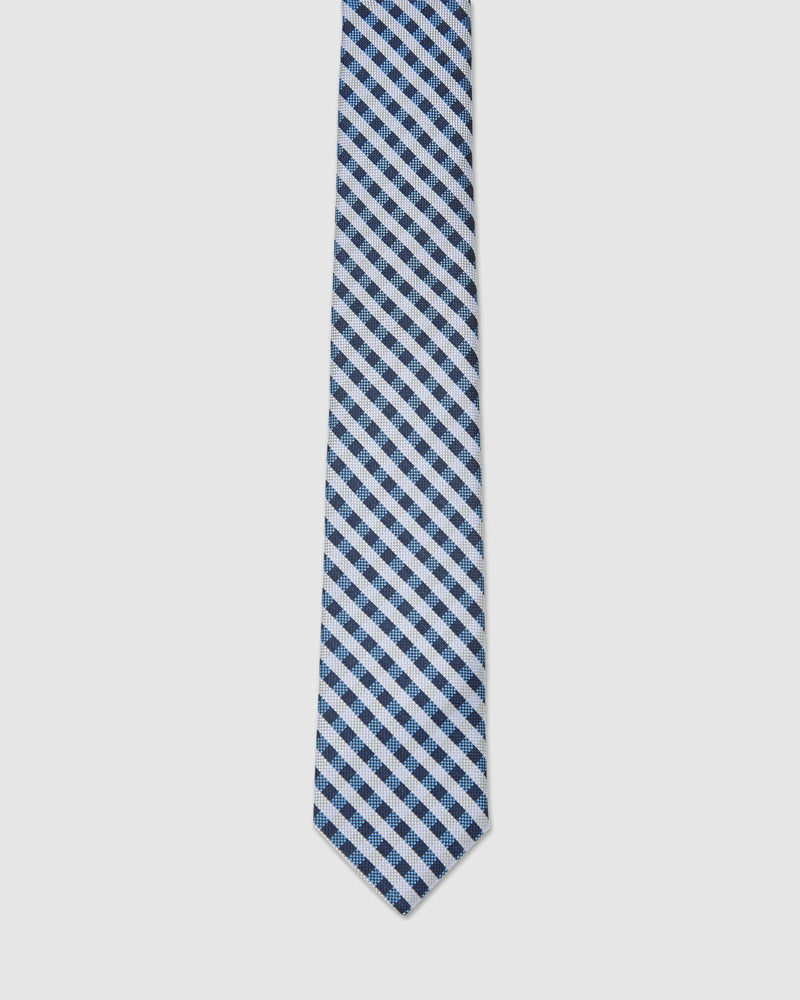 Gable Check 7Cm Tie - Available ~ 1-2 weeks MENS ACCESSORIES