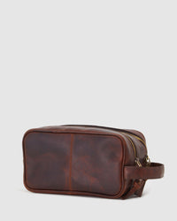 GRIFFIN LEATHER WASH BAG MENS ACCESSORIES