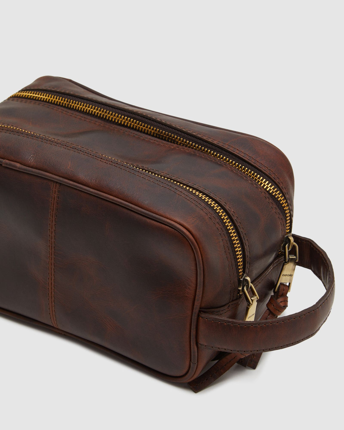 GRIFFIN LEATHER WASH BAG MENS ACCESSORIES