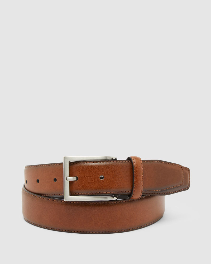 JARRED LEATHER BELT MENS ACCESSORIES