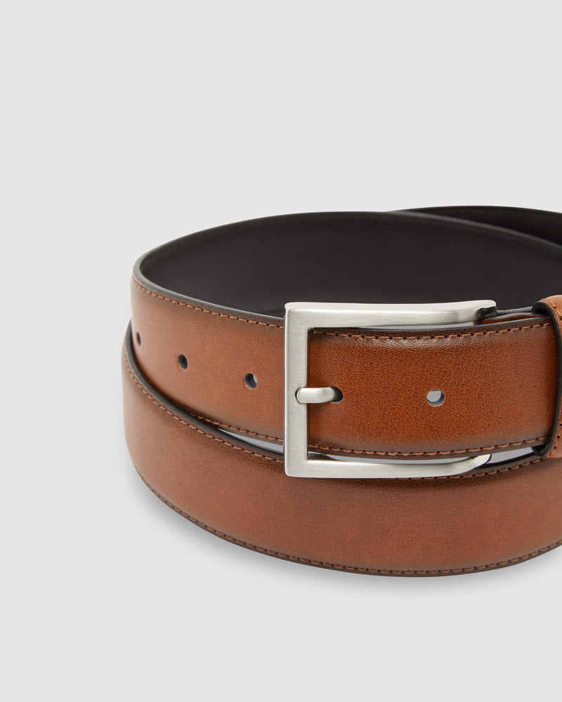 JARRED LEATHER BELT MENS ACCESSORIES