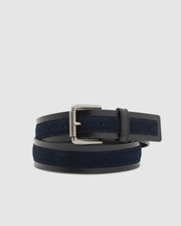 JESSOP LEATHER/SUEDE LEATHER BELT - AVAILABLE ~ 1-2 weeks MENS ACCESSORIES