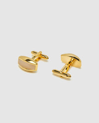 Stone Insert Cuff Link Set