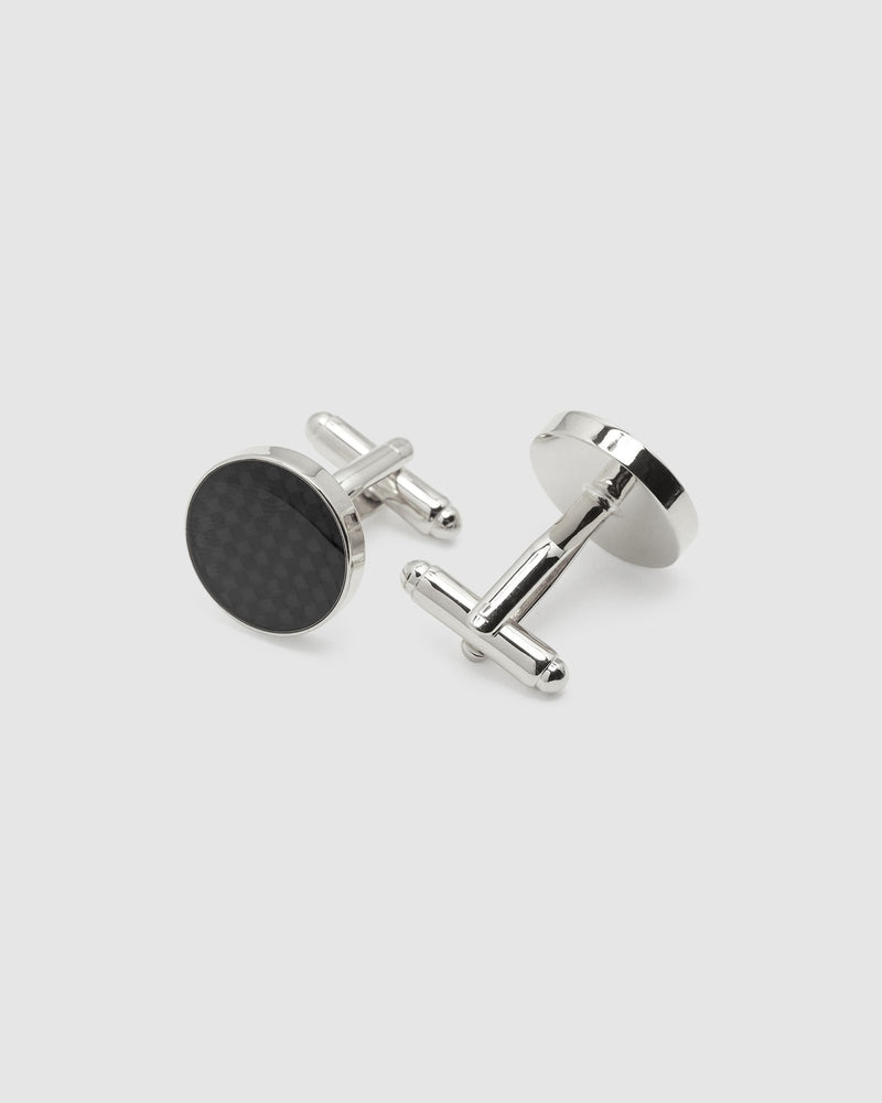 MENS DARK CIRCLE CUFF LINK MENS ACCESSORIES