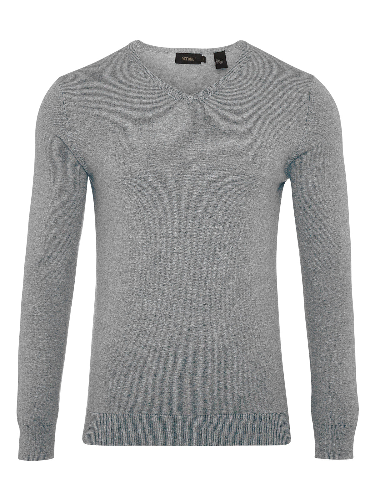 COTTON V-NECK PULLOVER MENS KNITWEAR