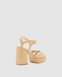 ELLY RAFFIA WEAVE PLATFORM - AVAILABLE ~ 1-2 weeks WOMENS SHOES