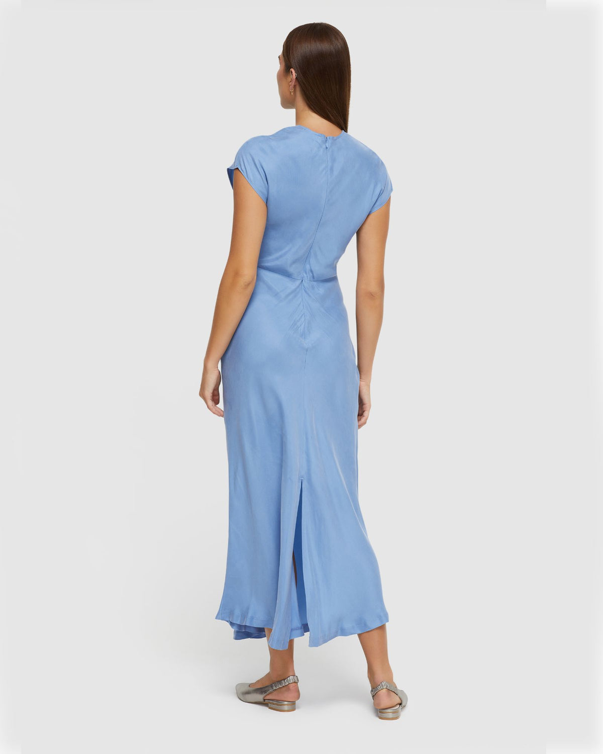 CHARLOTTE CUPRO DRESS WOMENS DRESSES