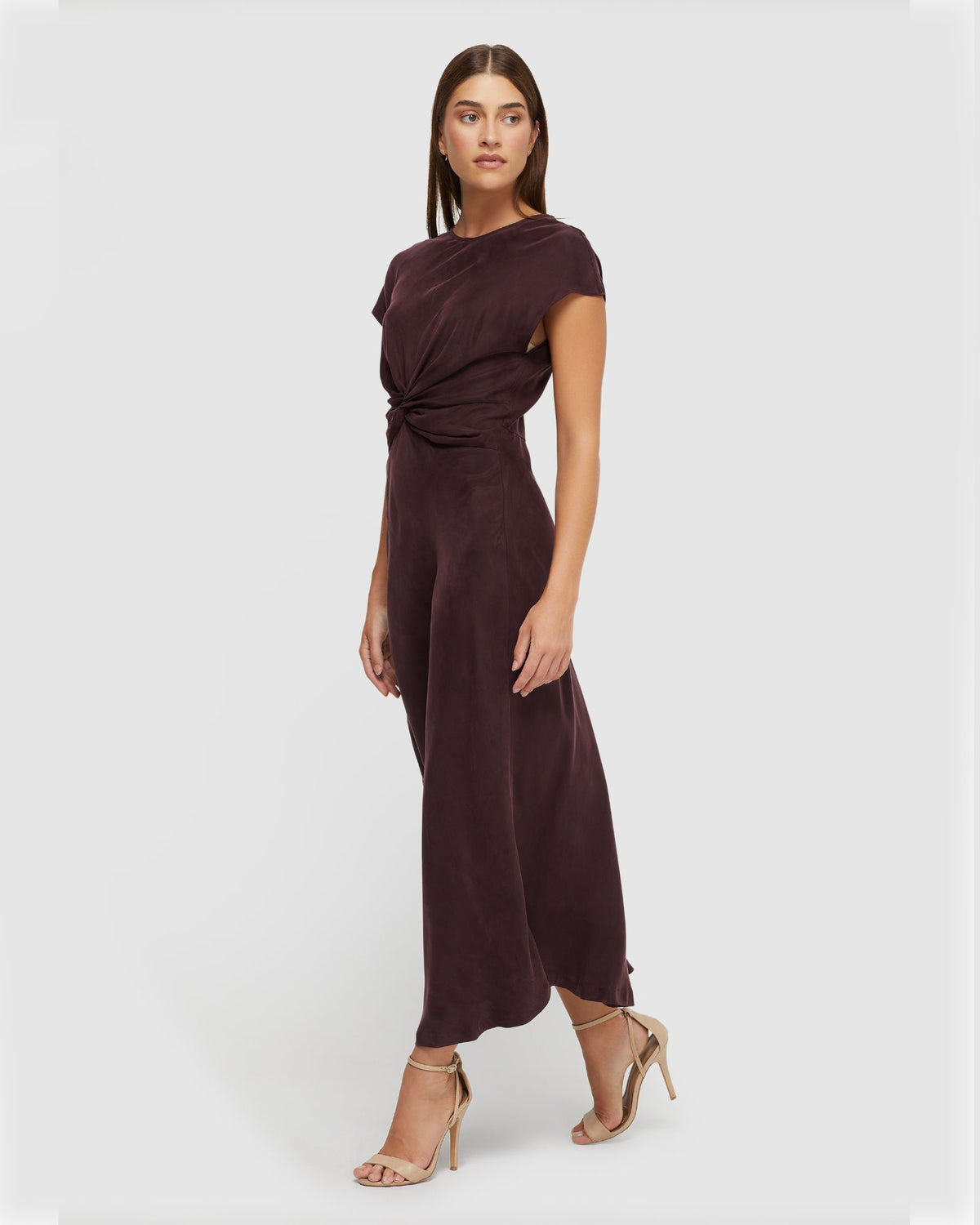 CHARLOTTE CUPRO DRESS WOMENS DRESSES