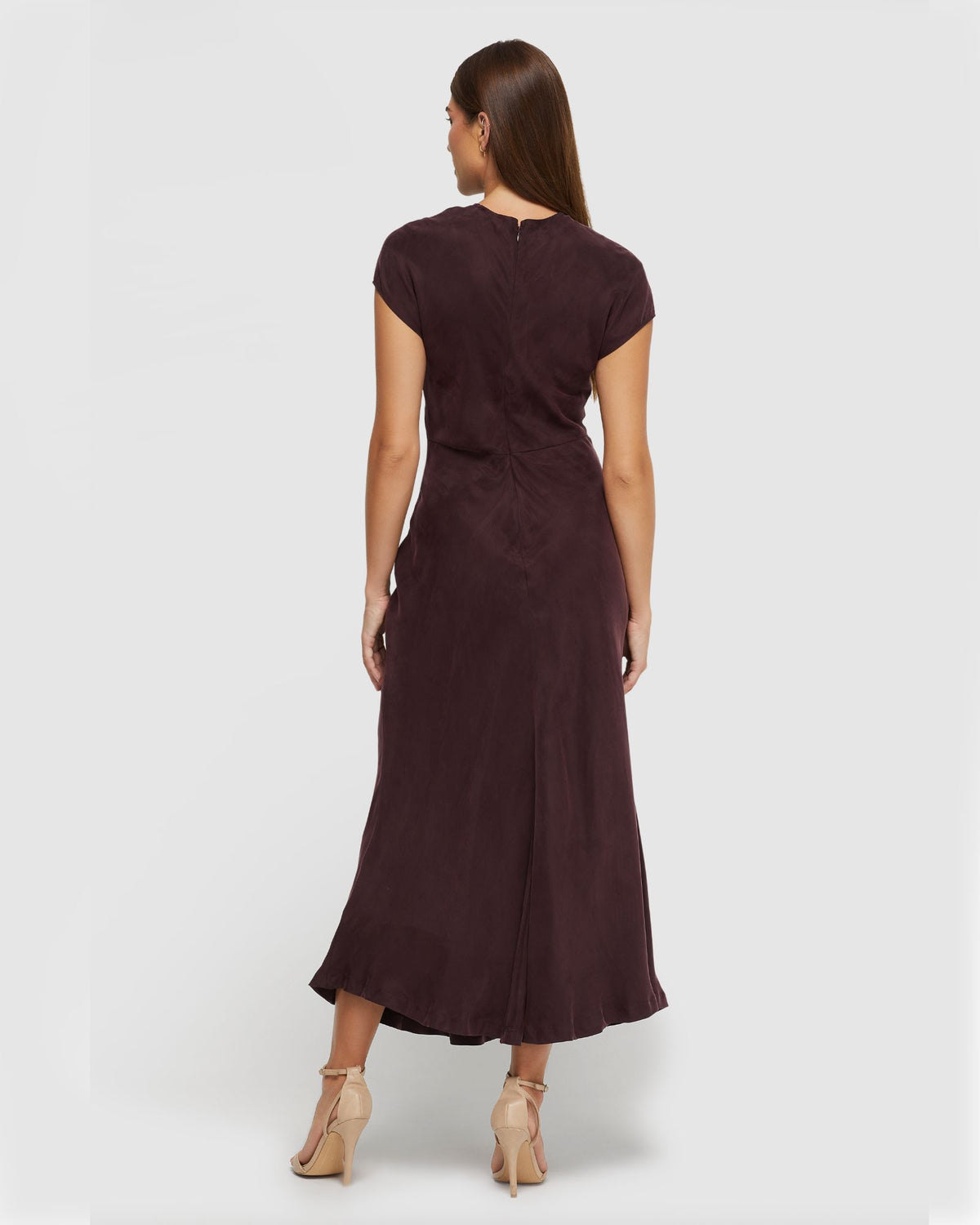 CHARLOTTE CUPRO DRESS WOMENS DRESSES