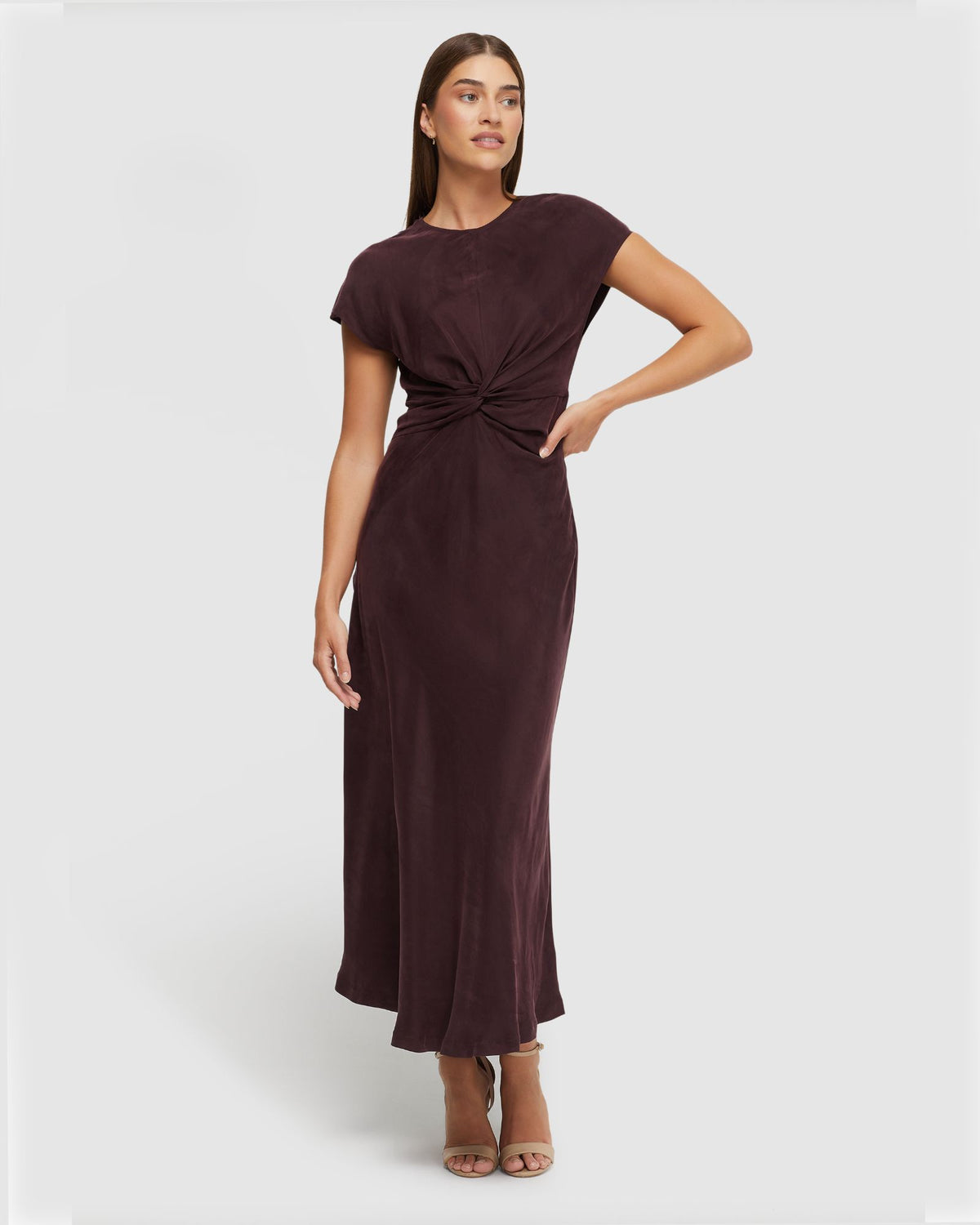 CHARLOTTE CUPRO DRESS WOMENS DRESSES