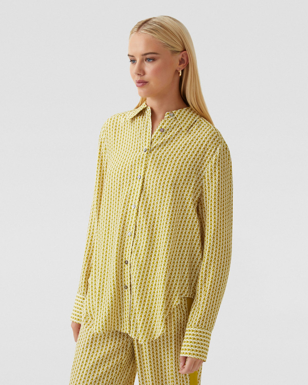 AMELIA SPOT PRINT SHIRT – Oxford Shop