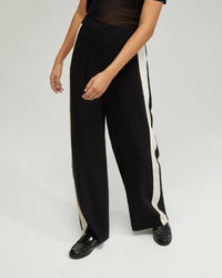 INES CONTRAST SIDE PANEL PANTS WOMENS PANTS