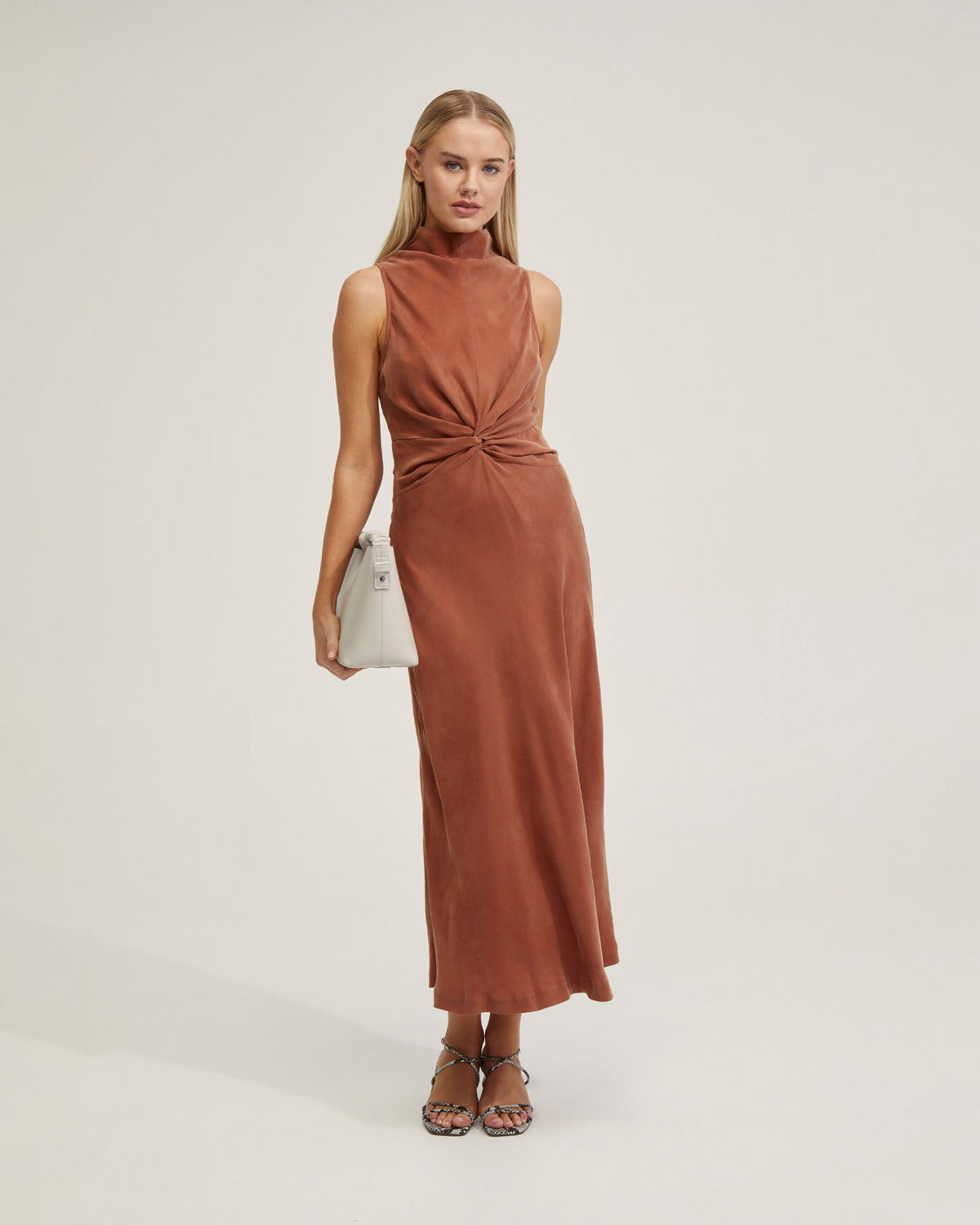 CAMILLA CUPRO BLEND DRESS WOMENS DRESSES