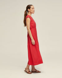 CLEMENTINE PIN-TUCK DRESS WOMENS DRESSES