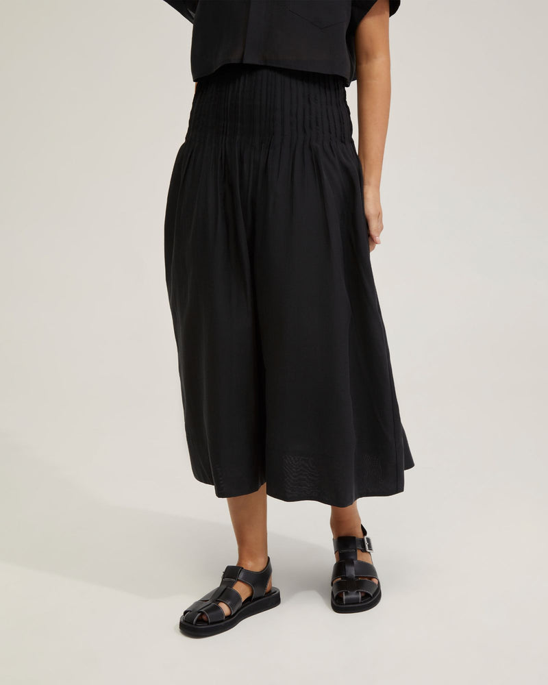 ASTRA PIN-TUCK SKIRT WOMENS SKIRTS