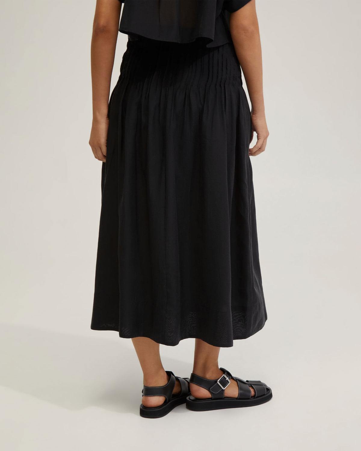 ASTRA PIN-TUCK SKIRT WOMENS SKIRTS