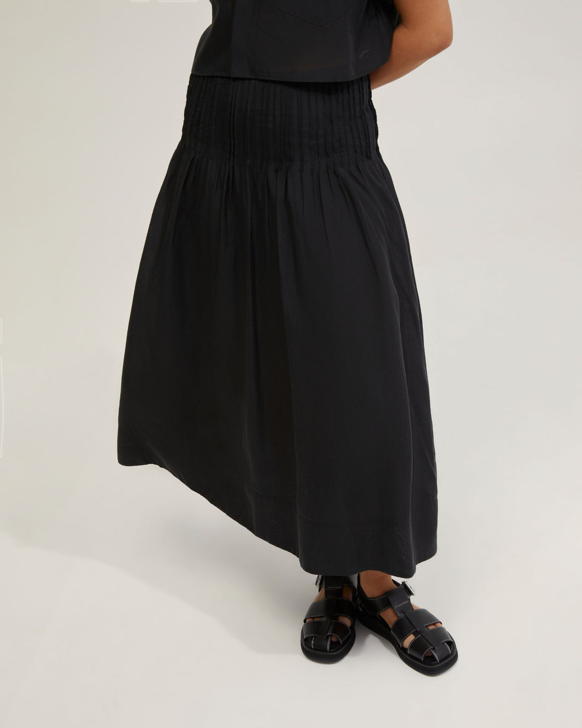 ASTRA PIN-TUCK SKIRT WOMENS SKIRTS