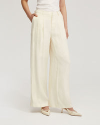 Sonia Linen Blend Front Pleat Pants WOMENS PANTS