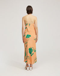 RIO STRAPLESS PRINTED DRESS WOMENS DRESSES