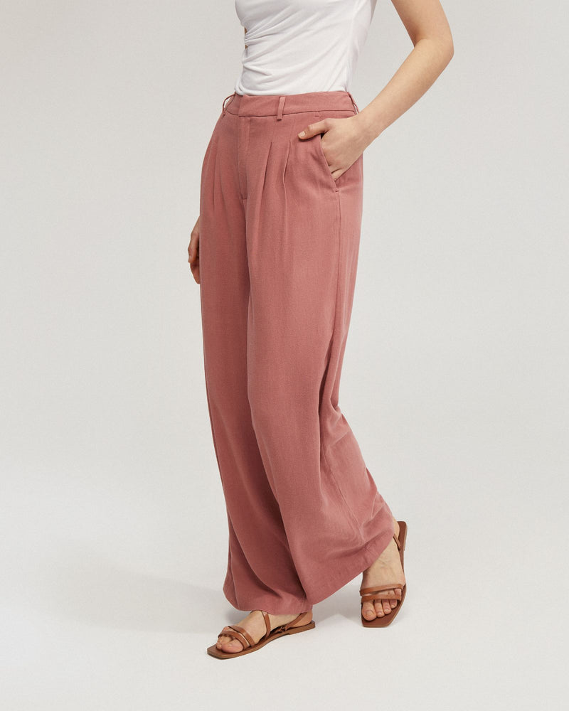 SONIA PLEATED FRONT PANTS WOMENS PANTS