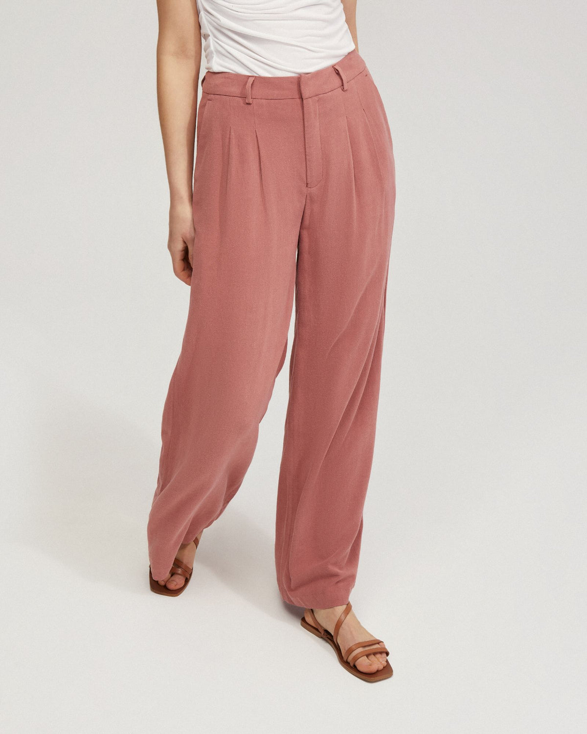 SONIA PLEATED FRONT PANTS WOMENS PANTS