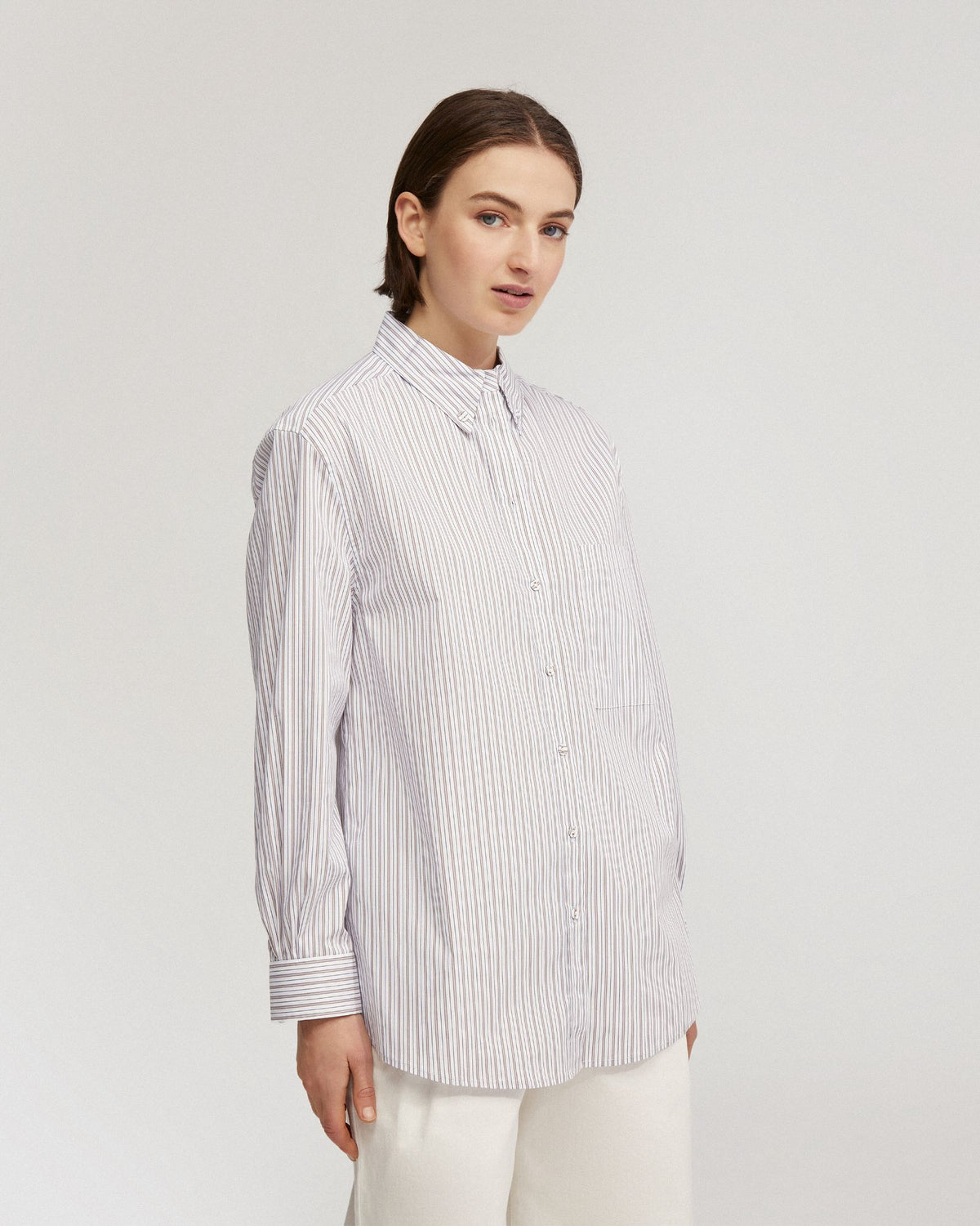 VICKY STRIPED SHIRT WOMENS SHIRTS